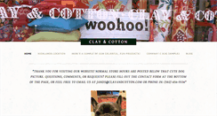 Desktop Screenshot of clayandcotton.com